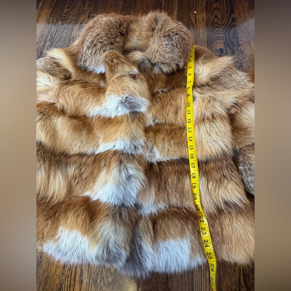 Luxurious Dominic Red Fox Golden  Fur coat  Jacket - Picture 13 of 17